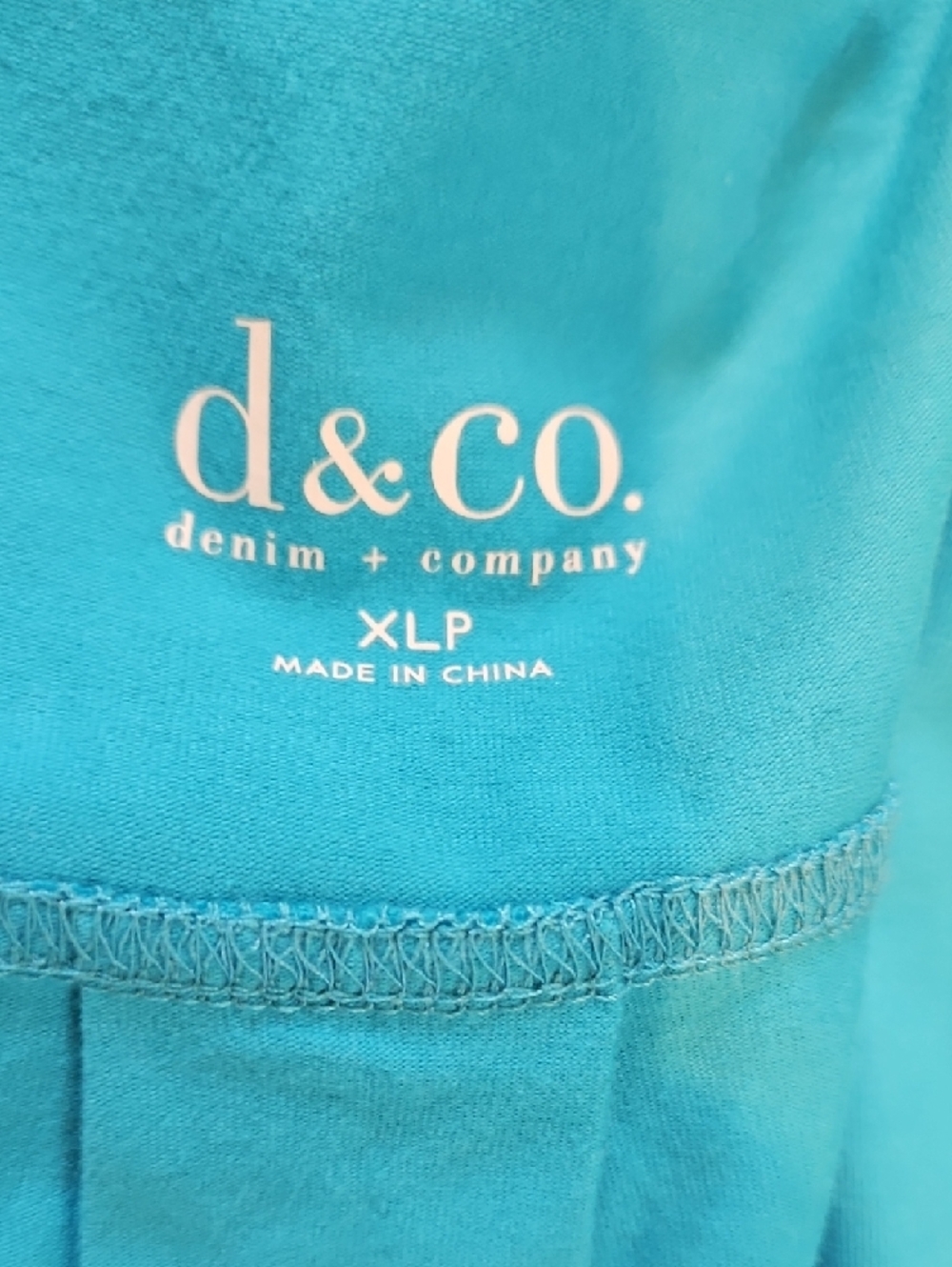 d&co. Turquoise Sleeveless Tank Dress With Cover Top - Picture 2 of 7